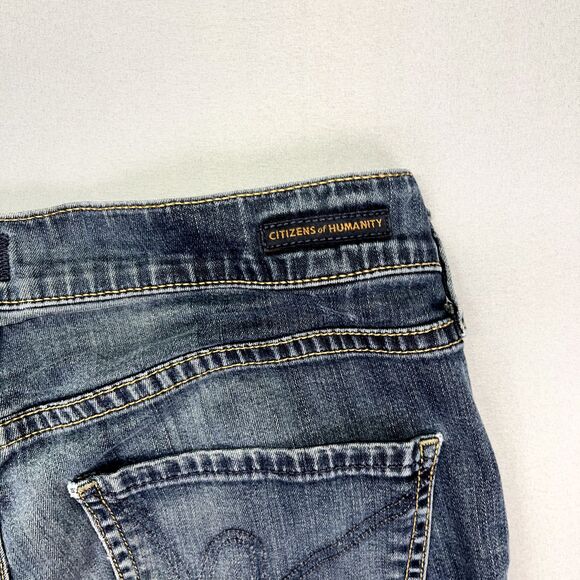 Citizens of Humanity Thompson Medium Rise Cropped‎ Skinny Jeans Size 27 - Picture 14 of 16